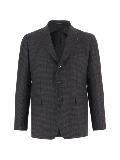 Tagliatore houndstooth wool blazer