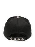 THUG CLUB logo-plaque studded baseball cap